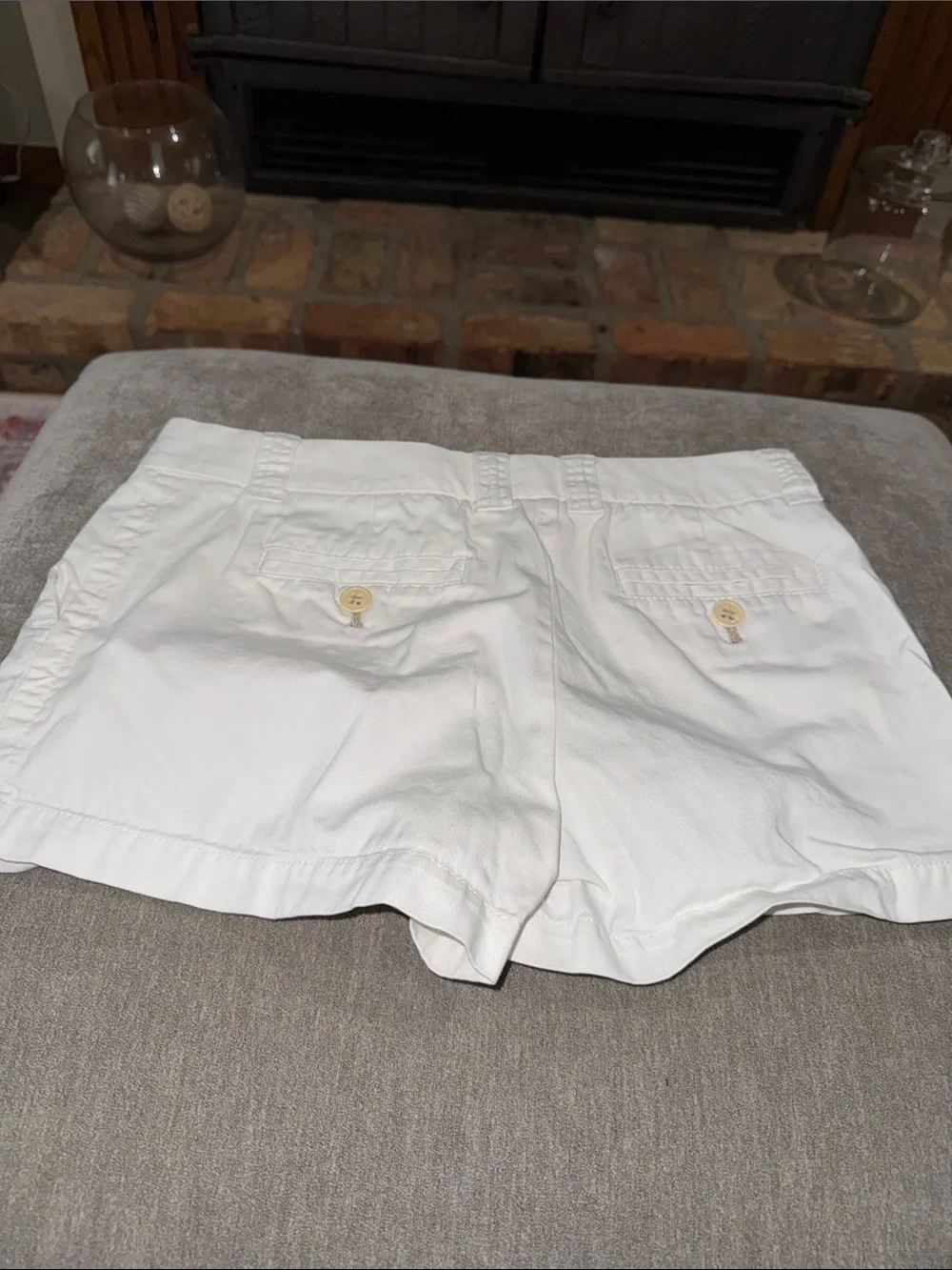 J. Crew White Chino Shorts - Classic City Fit
